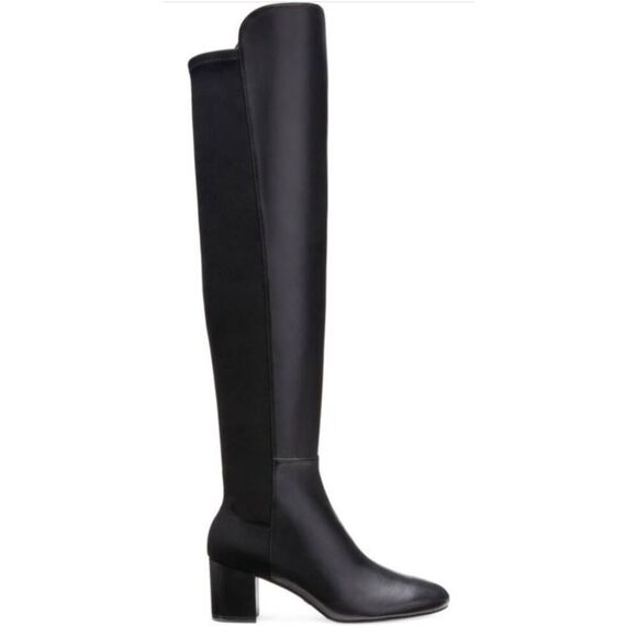 STUART WEITZMAN Yuliana Over The Knee Boot In Black Size 7.5 - Picture 1 of 10